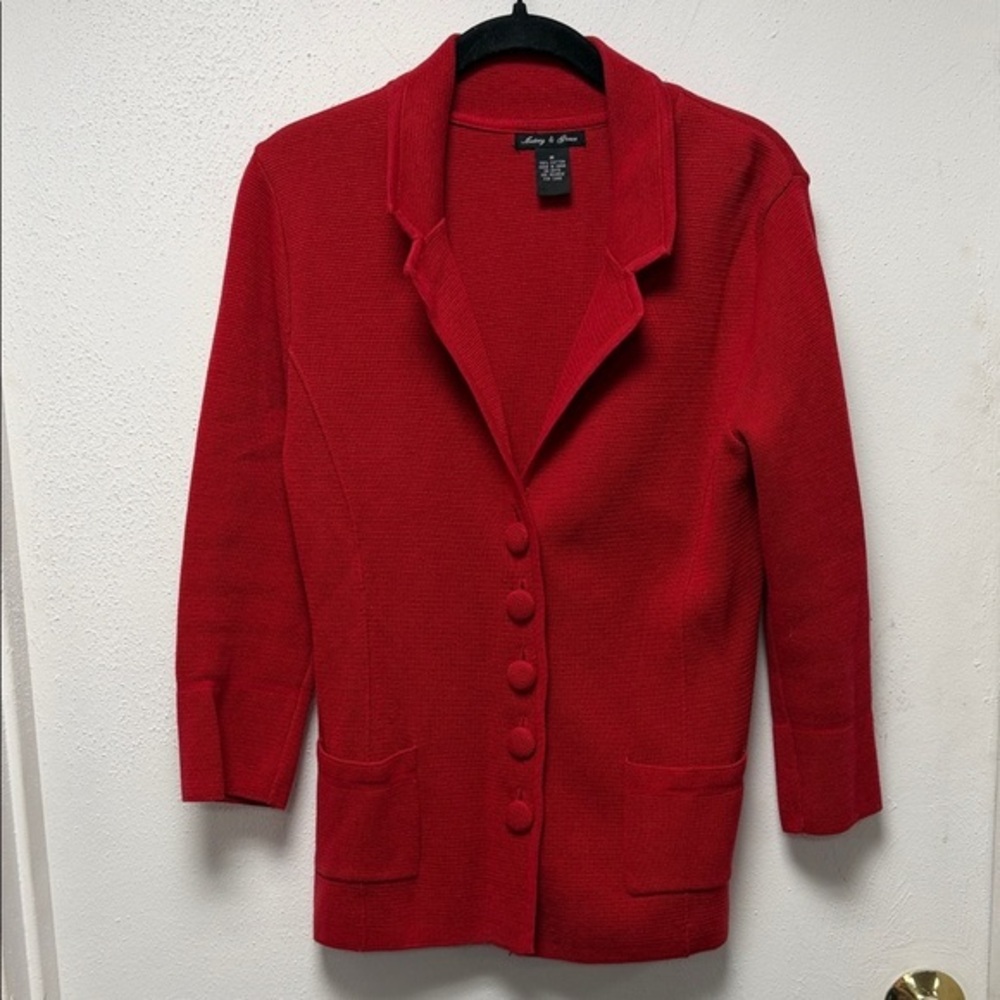 Audrey & Grace Bold Red Knitwear